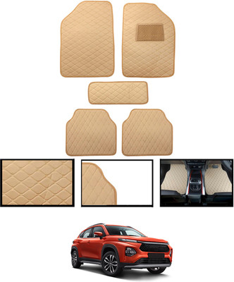 CCMM Leatherite Standard Mat For  Toyota Universal For Car(Beige)