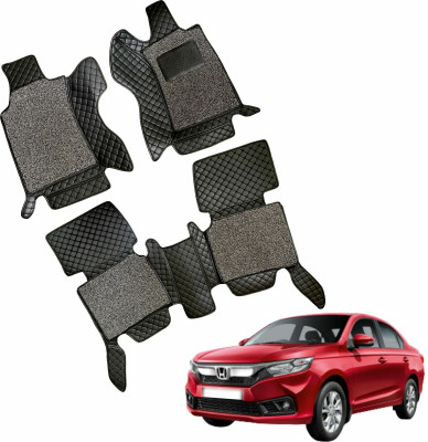 Mecarnic Leatherite 7D Mat For  Honda Amaze(Black)