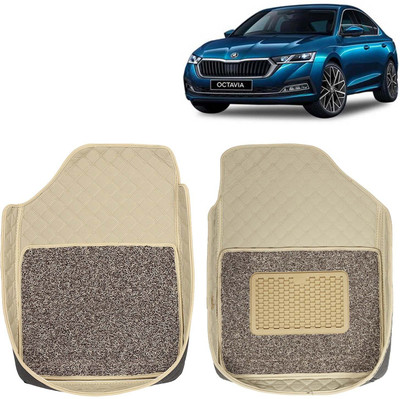 Kingsway Leatherite 7D Mat For  Skoda Octavia(Beige)