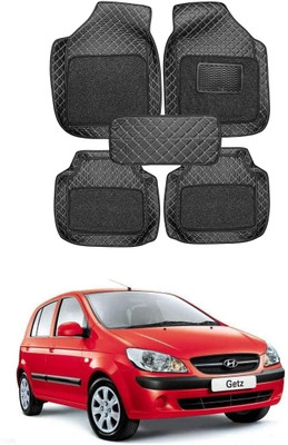 arneja trading company Leatherite 7D Mat For  Hyundai Getz(Black)