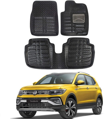 Ds enterprise PVC 5D Mat For  Volkswagen Taigun(Black)