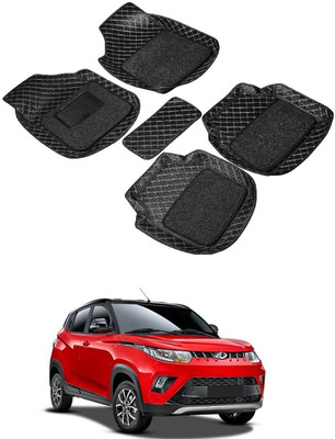 ARNEJA Leatherite 7D Mat For  Mahindra KUV100(Black)