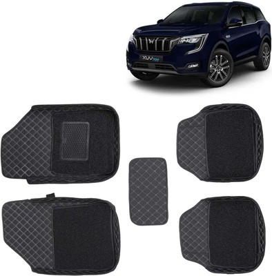 Kingsway Leatherite 7D Mat For  Mahindra XUV 700 (5 Seater)(Black)