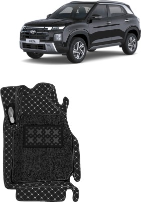 Kingsway Leatherite 7D Mat For  Hyundai Creta(Black)