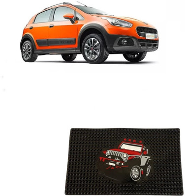 arneja trading company Rubber Standard Mat For  Fiat Avventura(Black)