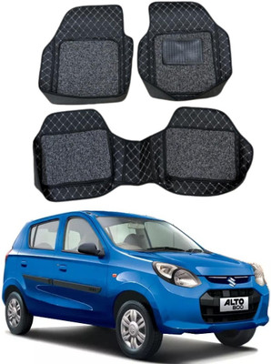 arneja trading company Leatherite 7D Mat For  Maruti Suzuki Alto 800(Black)