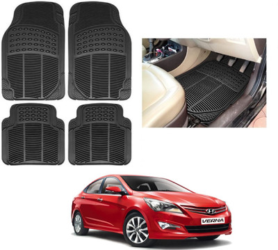 ROSHNEER ENTERPRISES Rubber Standard Mat For  Verna(Black)