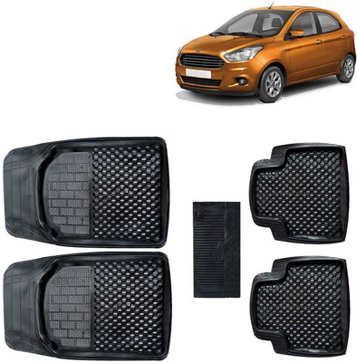 Kingsway PVC Tray Mat For  Ford Figo(Black)