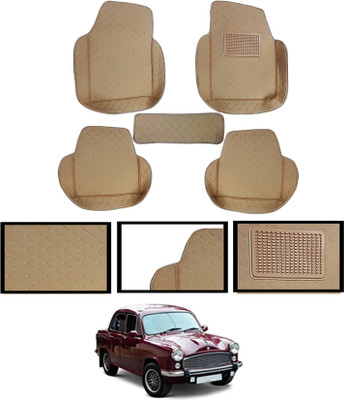MATIES Leatherite 7D Mat For  HM Ambassador(Beige)