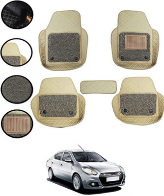 zplus Leatherite 7D Mat For  Renault Scala(Beige)