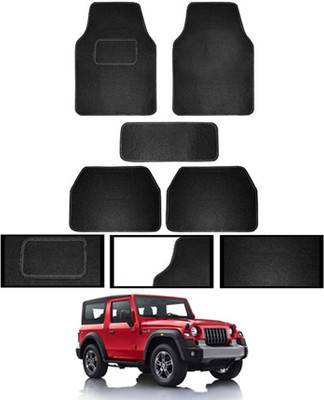 MATIES Fabric Standard Mat For  Mahindra Thar(Black)