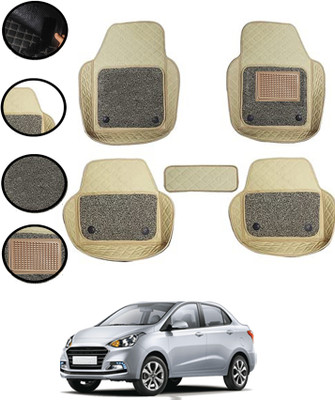 MATIES Leatherite 7D Mat For  Hyundai Xcent(Beige)