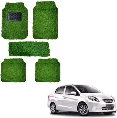 Oshotto Rubber, Plastic Standard Mat For  Honda Amaze(Green)