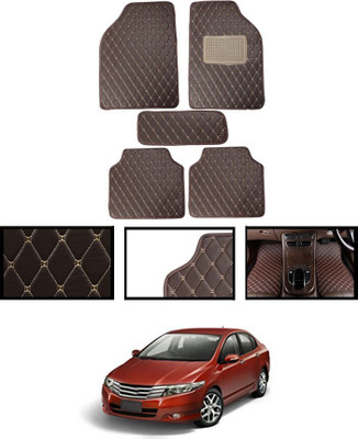 zplus Leatherite Standard Mat For  Honda Universal For Car(Beige)