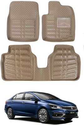 MATIES Plastic 5D Mat For  Maruti Suzuki Ciaz(Beige)