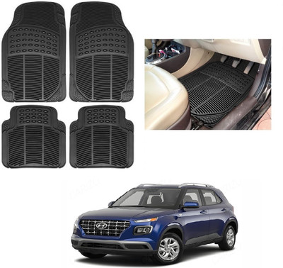ROSHNEER ENTERPRISES Rubber Standard Mat For  Hyundai Venue(Black)