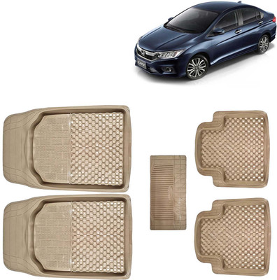 Kingsway PVC Tray Mat For  Honda City(Beige)
