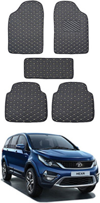 MATIES Leatherite Standard Mat For  Tata Hexa(Black)