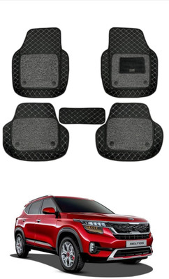 onefit enterprises Leatherite 7D Mat For  Kia Seltos(Black)
