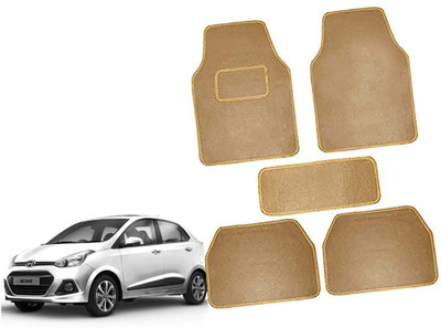 AUTO PEARL Polyester Standard Mat For  Maruti Xcent(Beige)
