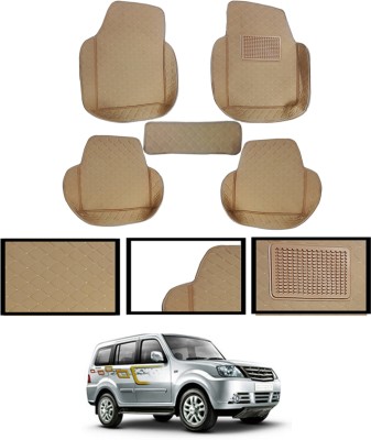 ABJD Leatherite 7D Mat For  Tata Sumo Grande(Beige)