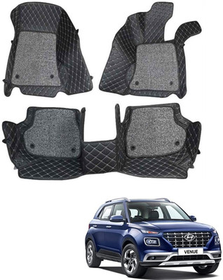 ARNEJA Leatherite 7D Mat For  Hyundai Venue(Black)