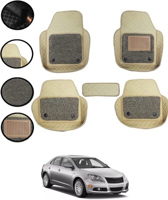 AYW Leatherite 7D Mat For  Maruti Suzuki Kizashi(Beige)