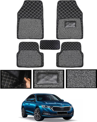MATIES Leatherite 7D Mat For  Skoda Octavia(Black)