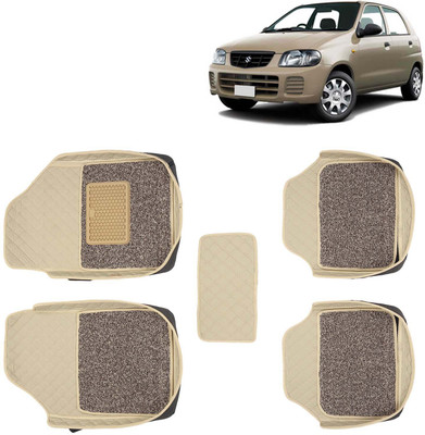Kingsway Leatherite 7D Mat For  Maruti Suzuki Alto 800(Beige)