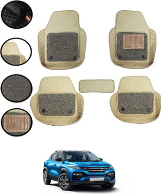 MATIES Leatherite 7D Mat For  Renault Kiger(Beige)