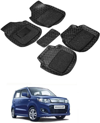 Autocom Leatherite 7D Mat For  Maruti Suzuki WagonR Stingray(Black)
