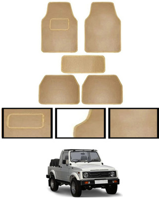 MATIES Fabric Standard Mat For  Maruti Suzuki Gypsy King(Beige)
