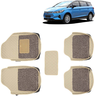 Kingsway Leatherite 7D Mat For  Universal For Car(Beige)