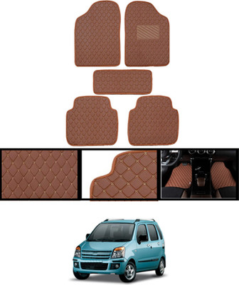 AYW Leatherite Standard Mat For  Maruti Suzuki WagonR(Orange)