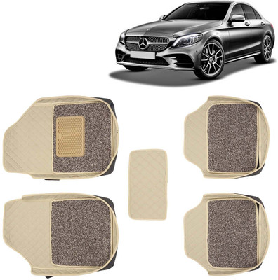 Kingsway Leatherite 7D Mat For  Mercedes Benz C-Class(Beige)