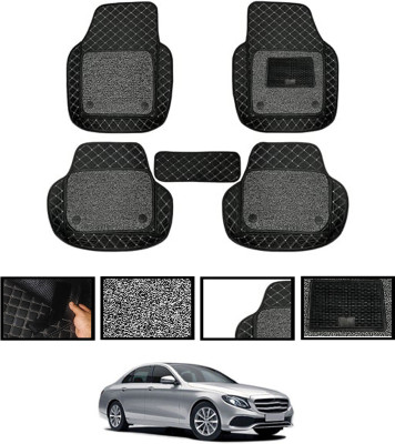monolive Leatherite Tray Mat For  Mercedes Benz E220(Black)