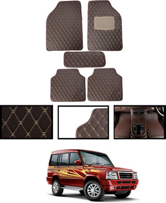 MATIES Leatherite Standard Mat For  Tata Sumo(Brown)