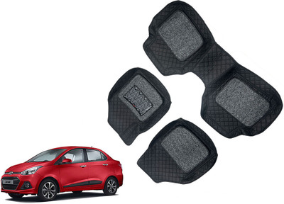 AUTO PEARL Leatherite 7D Mat For  Hyundai Xcent(Black)