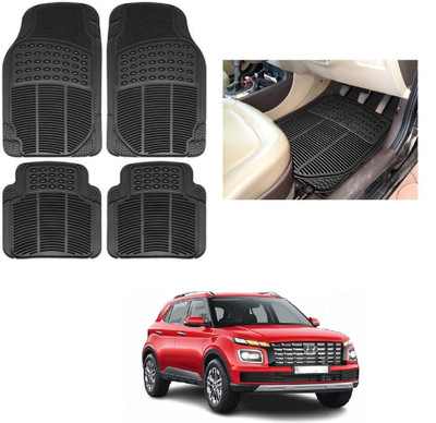ROSHNEER ENTERPRISES Rubber Standard Mat For  Hyundai Venue(Black)