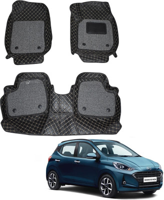 Fit Fly Leather 7D Mat For  Hyundai Grand i10 Nios(Black)