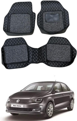 arneja trading company Leatherite 7D Mat For  Volkswagen Vento(Black)