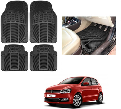 ROSHNEER ENTERPRISES Rubber Standard Mat For  Volkswagen Polo(Black)