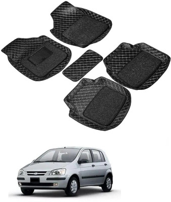 ARNEJA Leatherite 7D Mat For  Hyundai Getz(Black)