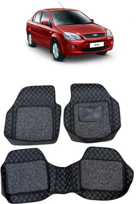 arneja trading company Leatherite 7D Mat For  Ford Ikon(Silver, Black)