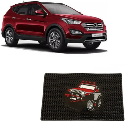 ARNEJA Rubber Standard Mat For  Hyundai SantaFe(Black)