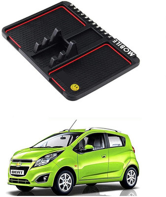 GS Grow n Shine Rubber Standard Mat For  Chevrolet Beat(Black)