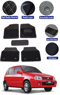 MATIES PVC 7D Mat For  Tata Universal For Car(Black)