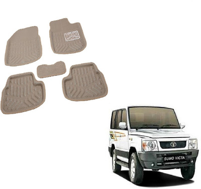 ROSHNEER ENTERPRISES PVC 3D Mat For  Tata Sumo(Beige)