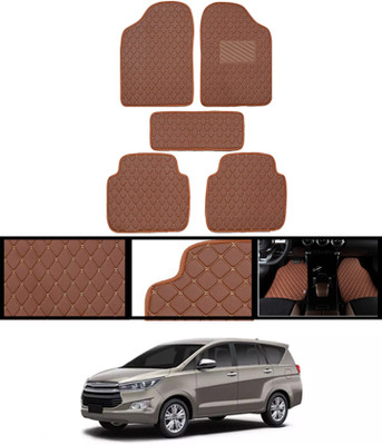 MSNP Leatherite Standard Mat For  Toyota Innova Crysta(Brown)