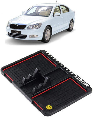 GS Grow n Shine Rubber Standard Mat For  Skoda Laura(Black)